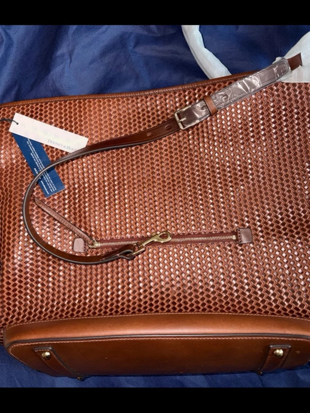 DOONEY & BOURKE Large Chestnut Hobo Bag
